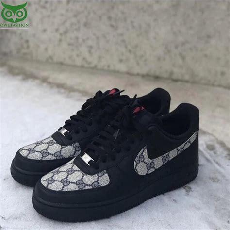 black gucci air forces|gucci air force 1 sale.